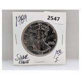 1989 1oz .999 Silv Eagle $1 Dollar