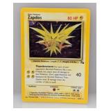 1999 Pokemon Fossil Zapdos Holo #15 *DMG