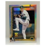 Topps Chrome #142 Mason Miller Athletics 2025