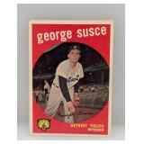 1959 Topps George Susce HN 511 Corners/Edges/Stain