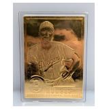 Danbury Mint 22k Gold Cards Gil Hodges Dodgers