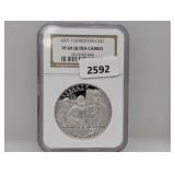 NGC 2007-P PF69 Ultra Cam Jamestown $1