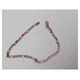 8" .925 Sterl Figaro Style Bracelet