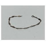 7" .925 Sterl Lyre Bracelet