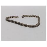 7" .925 Sterl Marcasite Bracelet