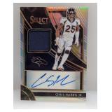 2019 NFL Select Sliver Patch Auto 38/99 Harris Jr
