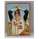 1962 Topps Ron Piche Tuff High Number 582 Corner
