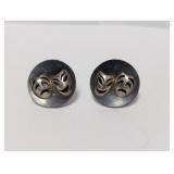 .925 Sterl Comedy/Tragedy Screwback Earrings