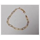 7" Vermeil/.925 Sterl Dyadema Link Bracelet