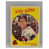 1959 Topps Baseball Andy Pafko 27 Corners/Surface