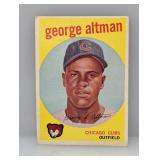 1959 Topps George Altman HN Corners/Edges/Stains