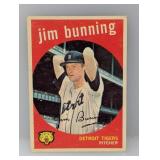 1959 Topps Jim Bunning HOF  Corners/Edges/Crease