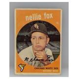 1959 Topps Nellie Fox HOF/1959 MVP 30 Damage