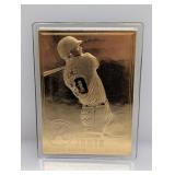 Danbury Mint 22k Gold Cards Chipper Jones Braves