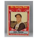 1959 Topps Bob Friend HN All Star Corners/Edges