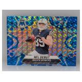 2024 NFL Mosaic Blue NFL Debut Ref RC Brock Bowers