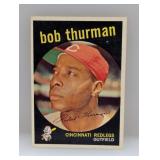 1959 Topps Bob Thurman HN Redlegs Surface/Edges