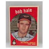1959 Topps Bob Hale Tuff High Number Corners/Edges
