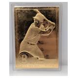Danbury Mint 22k Gold Cards Fred Lynn Red Sox