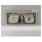 1957 Blue Seal $1 Silver Certificate