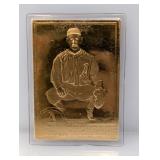Danbury Mint 22k Gold Cards Mickey Cochrane