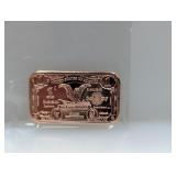 1oz .999 Copper Dollar Bill Bullion