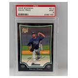 2009 David Price Bowman RC #213 PSA 9