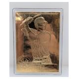 Danbury Mint 22k Gold Cards Derek Jeter Yankees