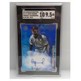 2021 eguero Bowman Prosp Blue Foil Auto/99 SGC 9.5