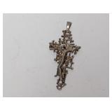 .925 Sterl Crucifix Pendant