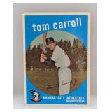 1959 Topps Tommy Carroll HN Corners/Edges/Surface