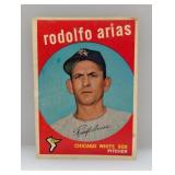 1959 Topps #537 Rodolfo Arias HN Corners/Stains