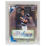 2010 Topps chrome #C110 Demaryius Thomas RC Auto