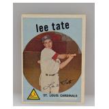 1959 Topps #544 Lee Tate HN Surface/Corners/Edges