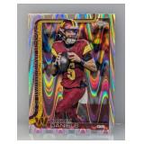 2025 Topps Chrome Football Jayden Daniels Raywave