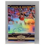 2020 NFL Leaps & Bounds Blue 41/50 Auto Sutton