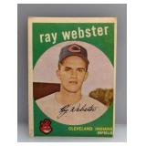 1959 Topps #531 Ray Webster Surface/Corners/Stains