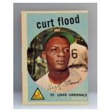 1959 Topps Baseball Curt Flood 353 Corners/Surface