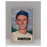 1951 Bowman Ewell Blackwell #24 Corners/Edges