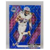 2025 Aaron Jones Mosaic Blue Prizm /99