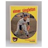 1959 Topps Elmer Singleton HN Corners/Edges/Stain