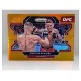 2022 UFC Panini Prizm Orange 98/99 Dustin Poirier