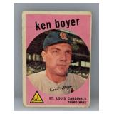 1959 Topps Ken Boyer 1964 NL MVP 325 Damage