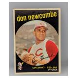 1959 Topps Don Newcombe 1949 NL ROY 312 Damage