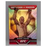 2010 Topps TUF finale Ruby Red /8 Michael Bisping