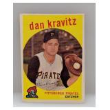 1959 Topps Dan Kravatz HN Pirates Corners/Edges