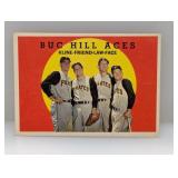 1959 Topps Buc Hill Aces 428 Corners/Stain