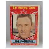 1959 Topps #555 Bill Mazerowski HN Creases/Corners