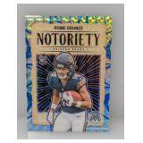 2024 NFL Mosaic Notoriety RC Prizm Rome Odunze