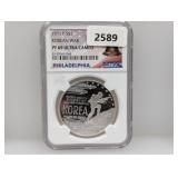 NGC 1991-P PF69 Ultra Cam Korean War $1